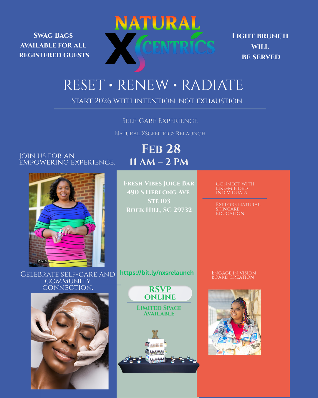 Natural XScentrics event flyer